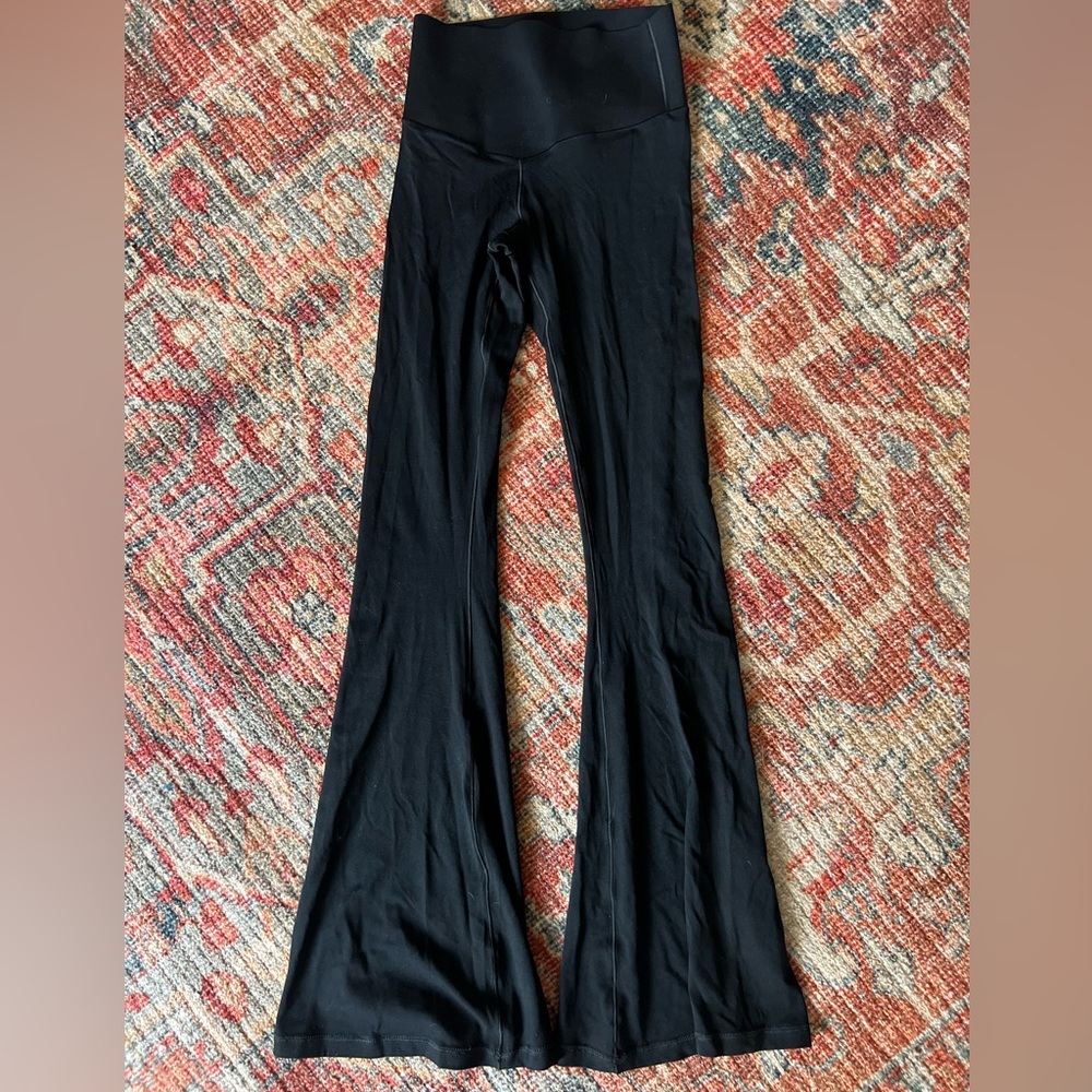 Aerie black flare leggings